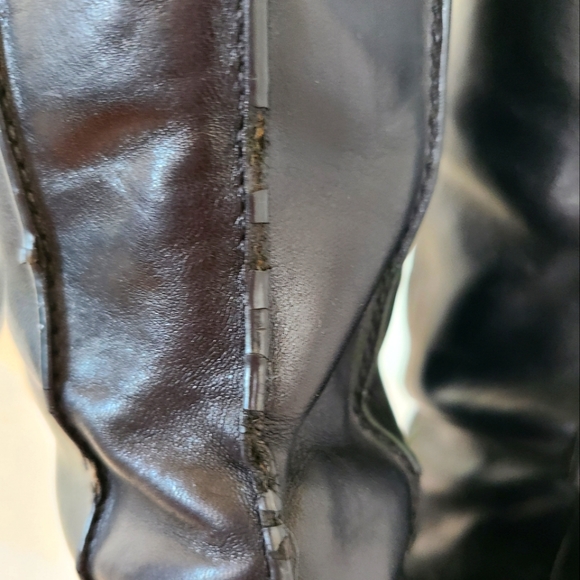 ALEXANDER WANG - Thigh high leather boots. - Picture 8 of 16